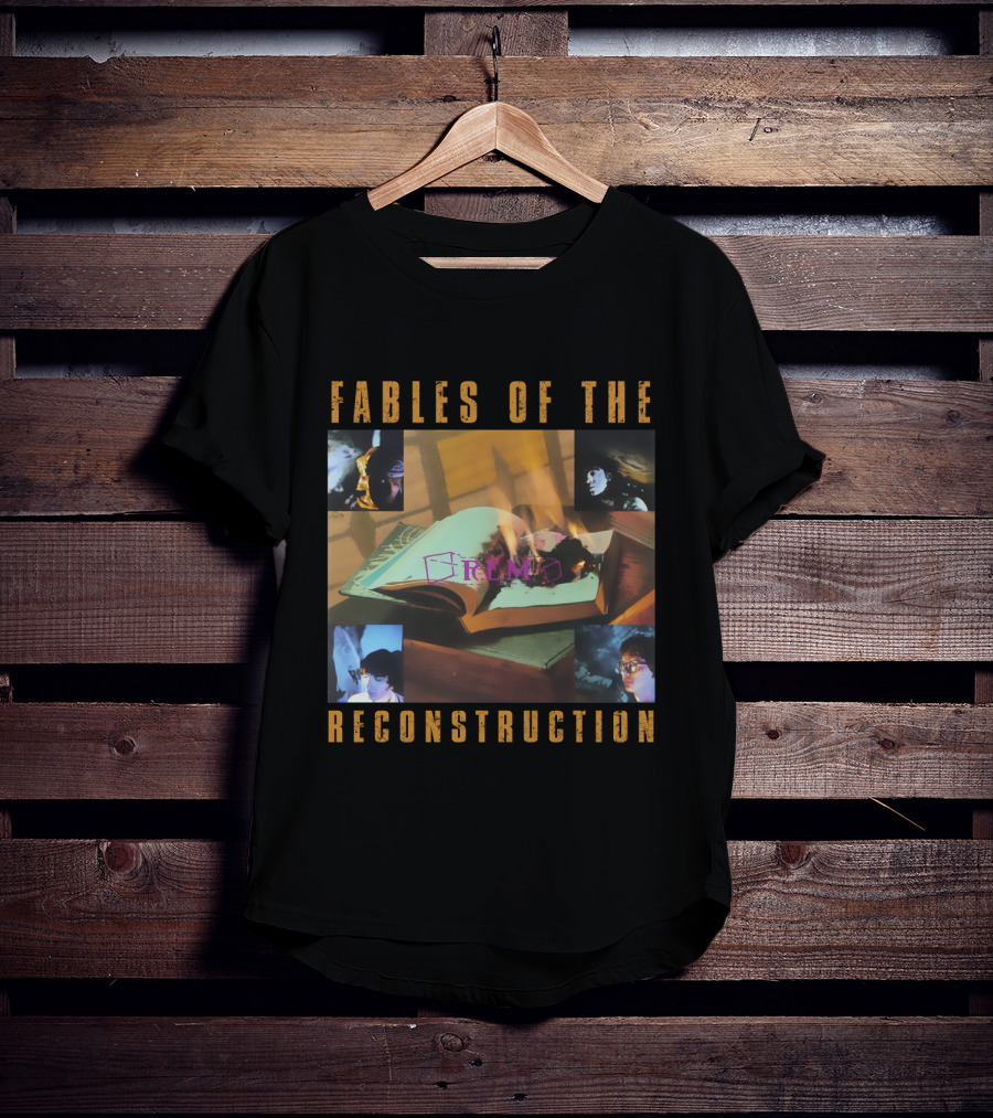 REM Fables Of The Reconstruction Burning Book T-Shirt
