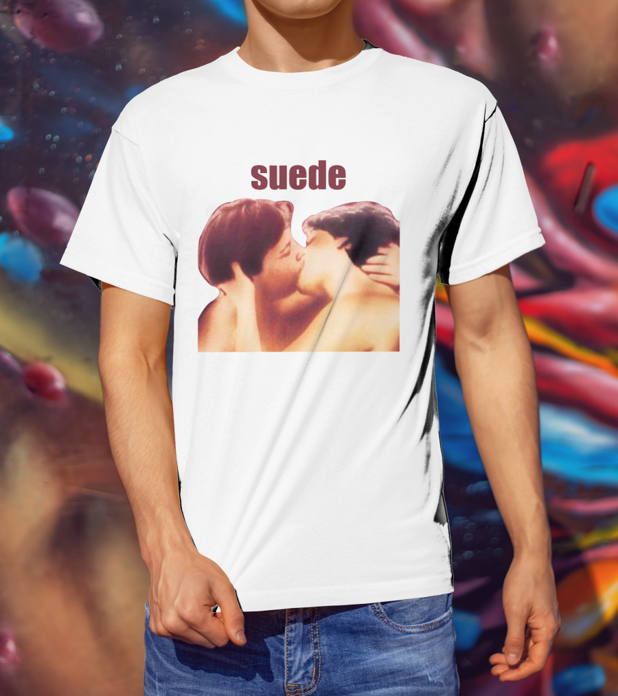 Suede Debut Album Cover Kiss Artwork T-Shirt