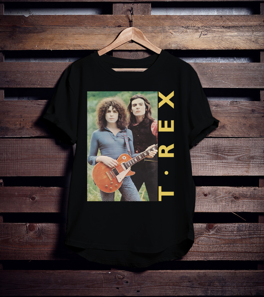 T·rex Band Portrait With Guitarist On Trx T-Shirt