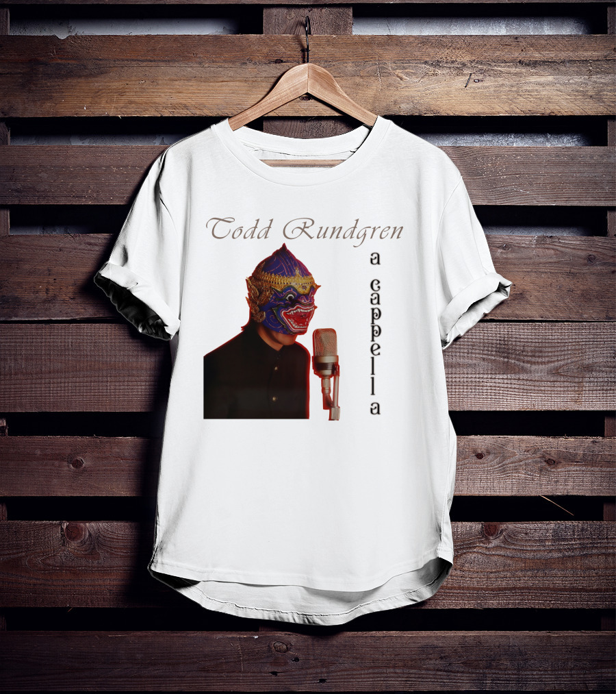 Todd Rundgren A Cappella Mask With Microphone T-Shirt