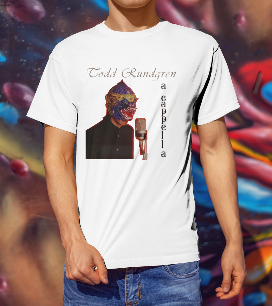 Todd Rundgren A Cappella Mask With Microphone T-Shirt