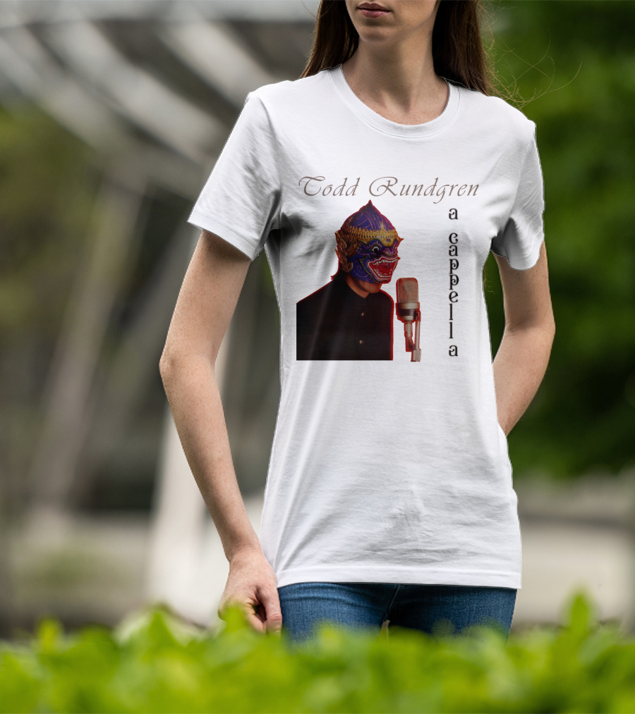 Todd Rundgren A Cappella Mask With Microphone T-Shirt