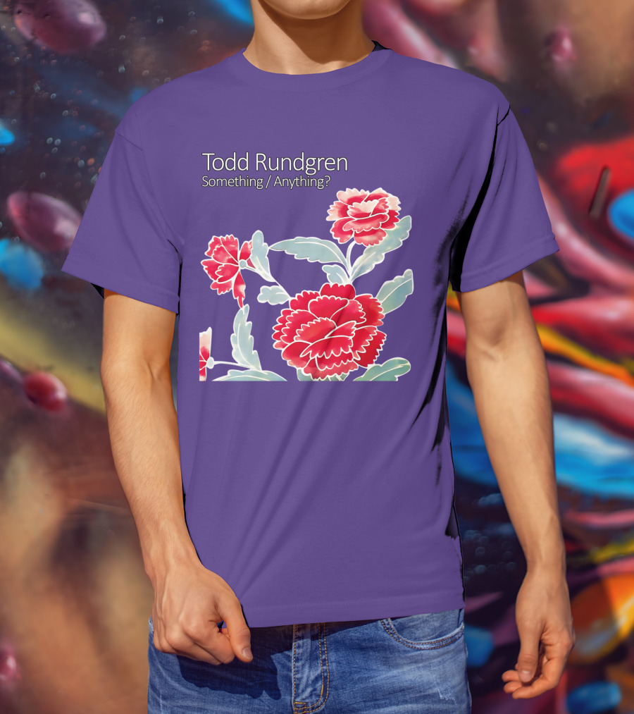 Todd Rundgren Something Anything Red Flowers T-Shirt