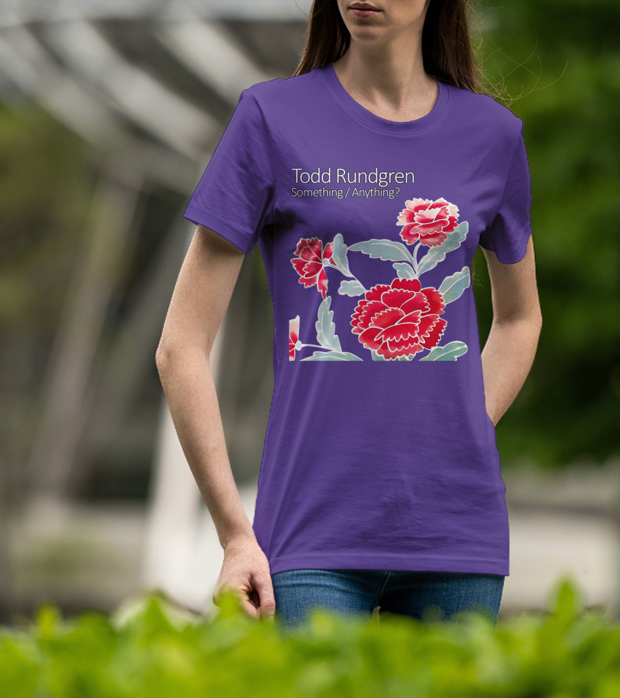 Todd Rundgren Something Anything Red Flowers T-Shirt