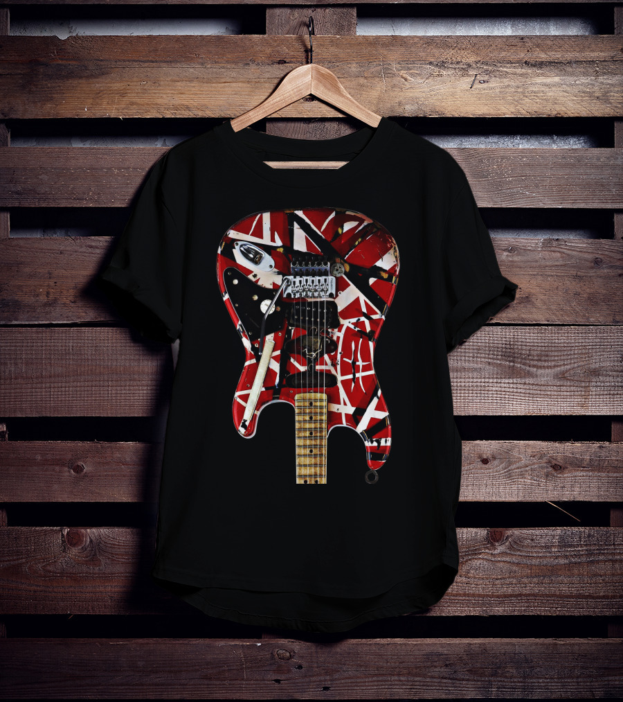 Eddie Van Halen Frankenstein Guitar T-Shirt