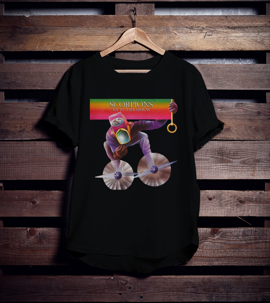 Scorpions Fly To The Rainbow Colorful T-Shirt