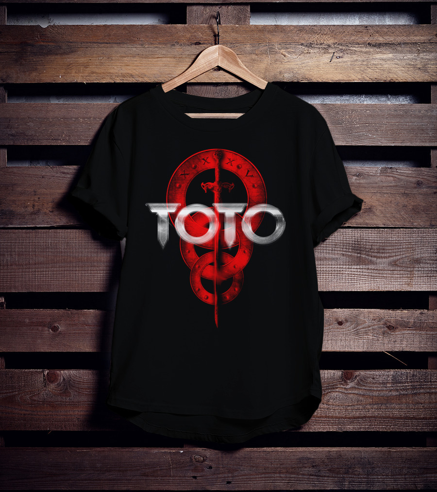 Toto Sword And Rings Logo With Roman Numerals T-Shirt