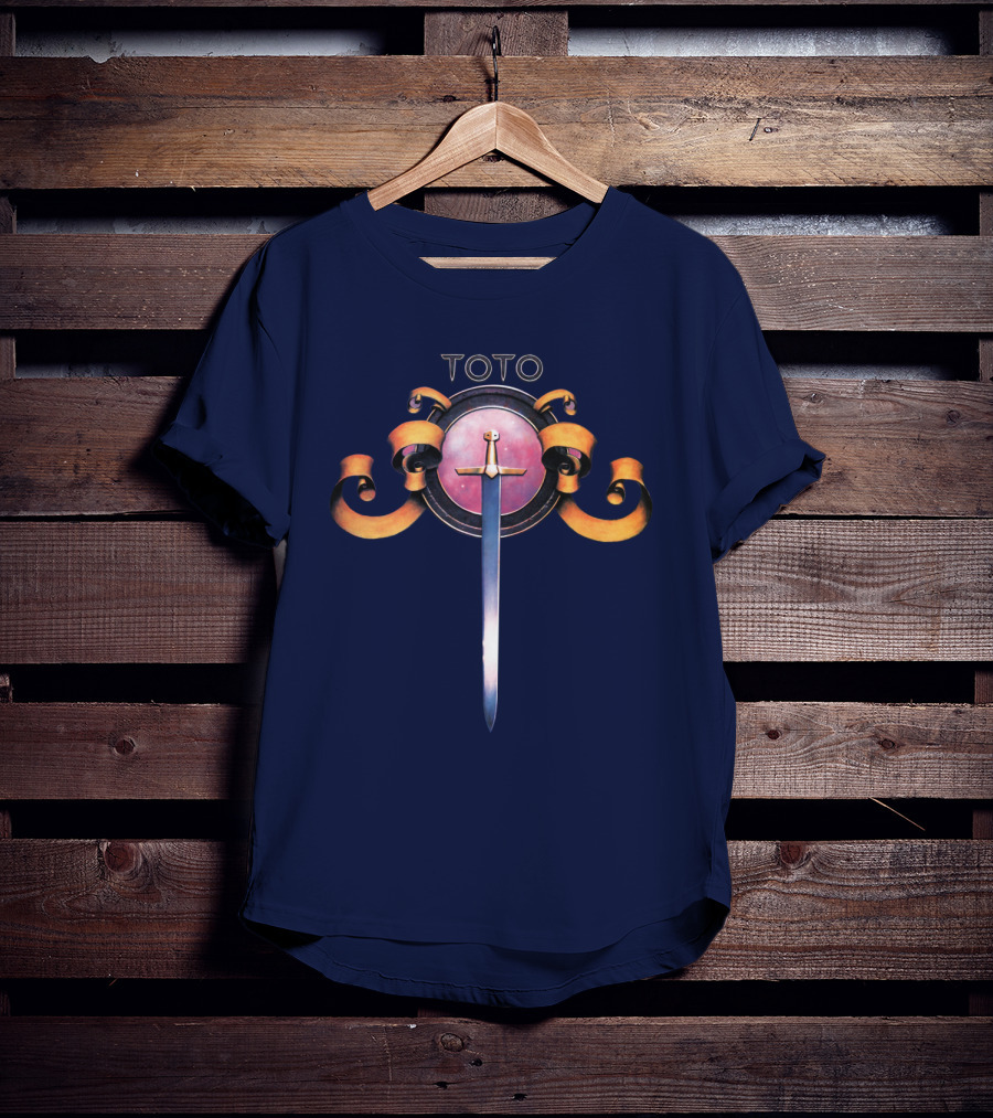 Toto Logo Sword And Ribbons Classic Style T-Shirt
