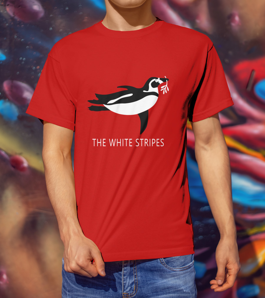 The White Stripes Penguin Tws-Ms T-Shirt