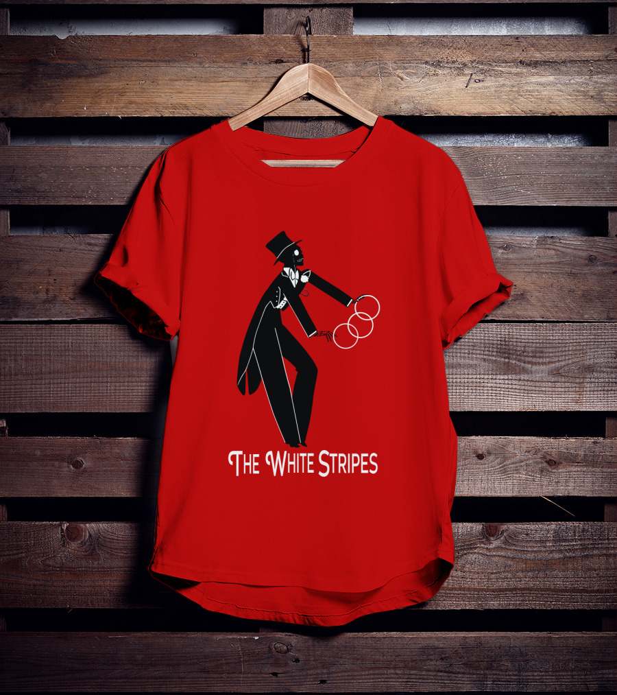 The White Stripes Juggling Man Red T-Shirt