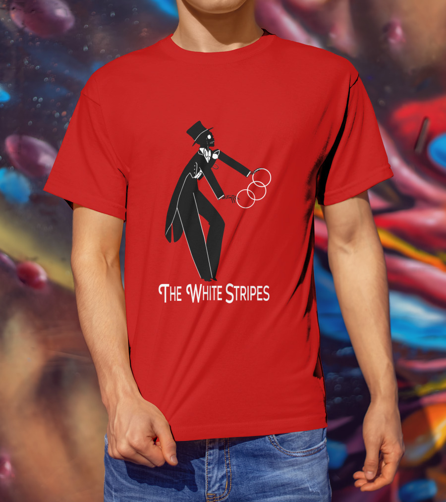 The White Stripes Juggling Man Red T-Shirt