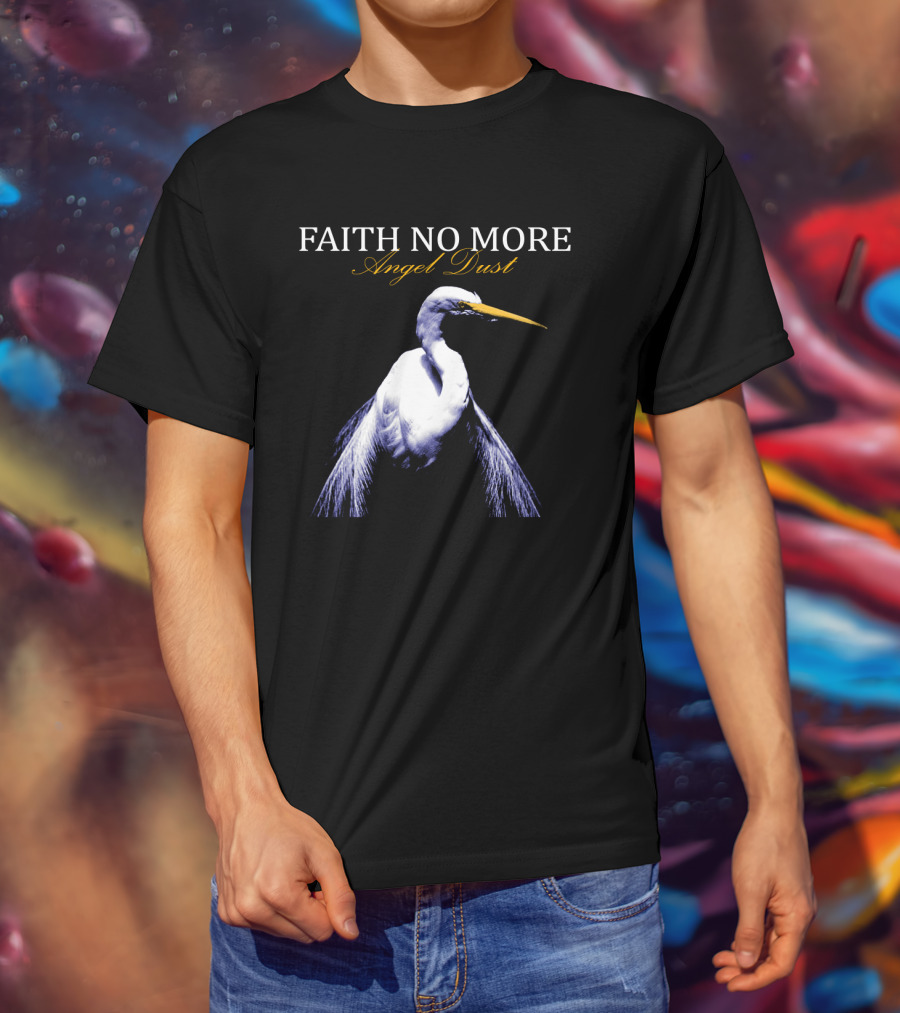 Faith No More Angel Dust Egret Album Cover T-Shirt
