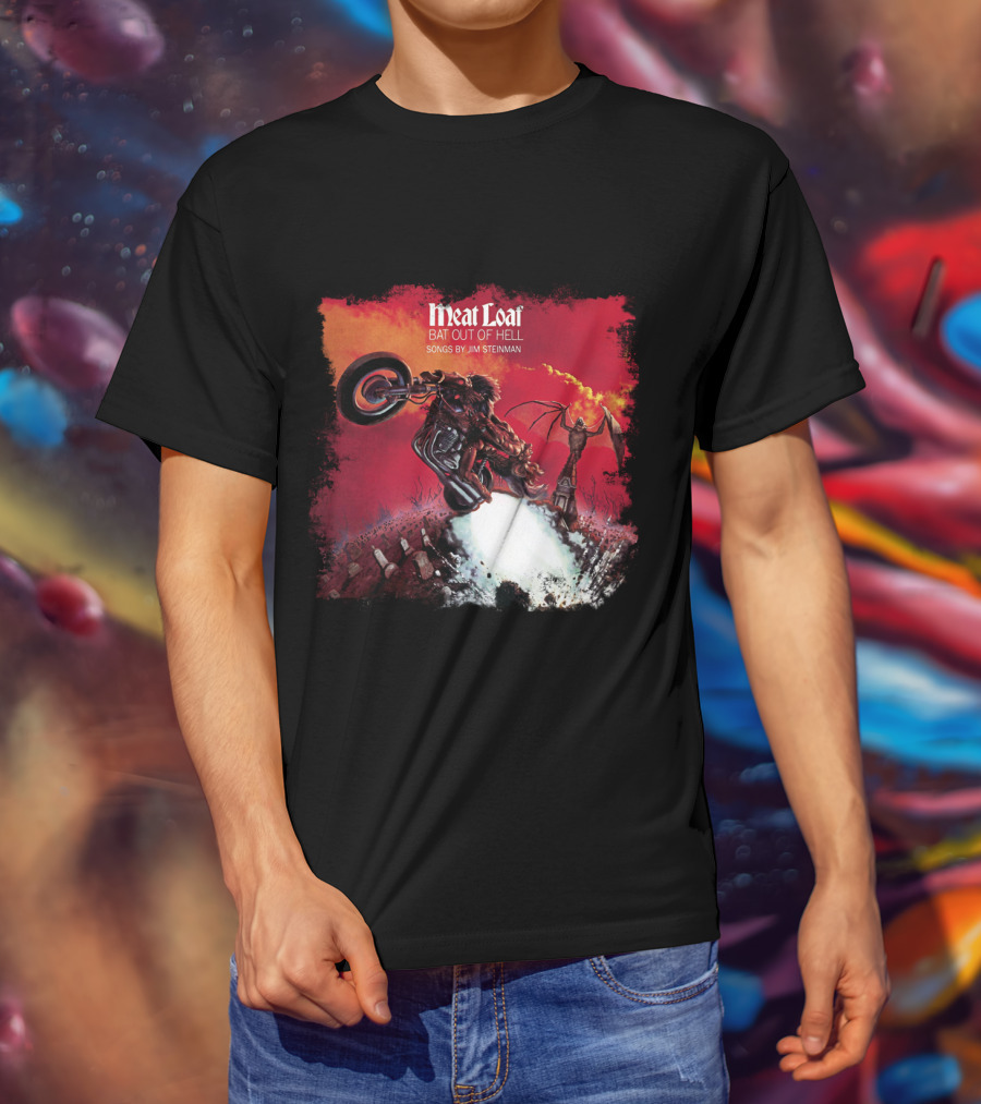 Meat Loaf Bat Out Of Hell Songs By Jim Steinman T-Shirt