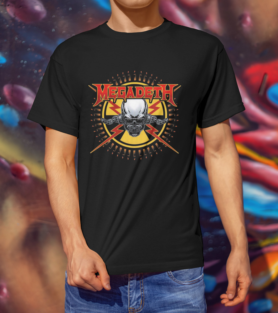 Megadeth Skull And Chains T-Shirt