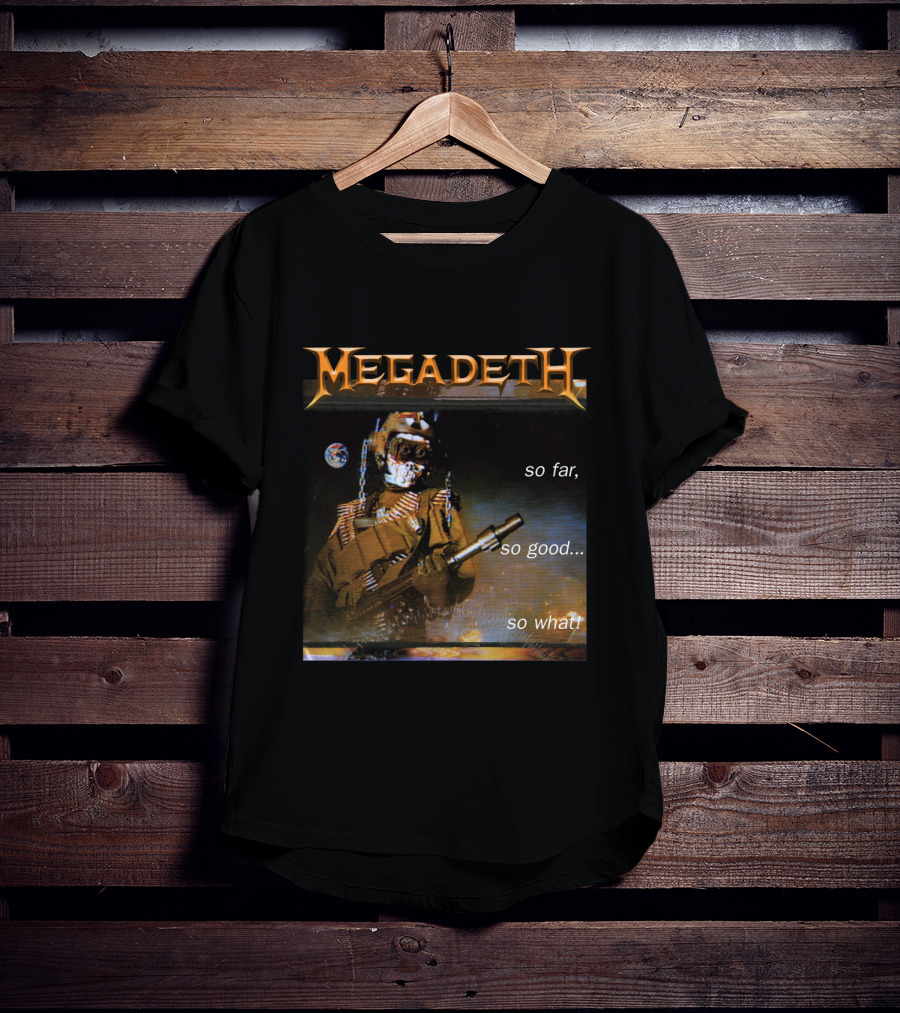 Megadeth So Far So Good So What Mgd-Ms T-Shirt