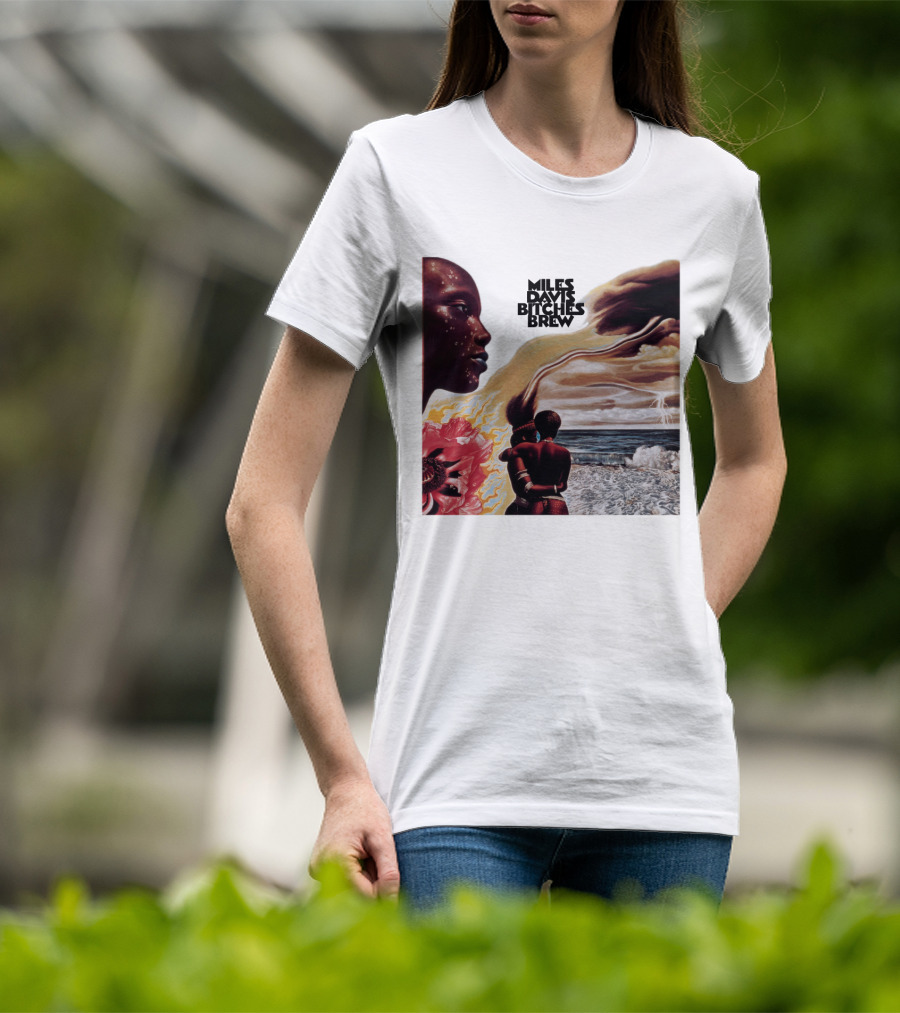 Miles Davis Bitches Brew Album Cover Art T-Shirt