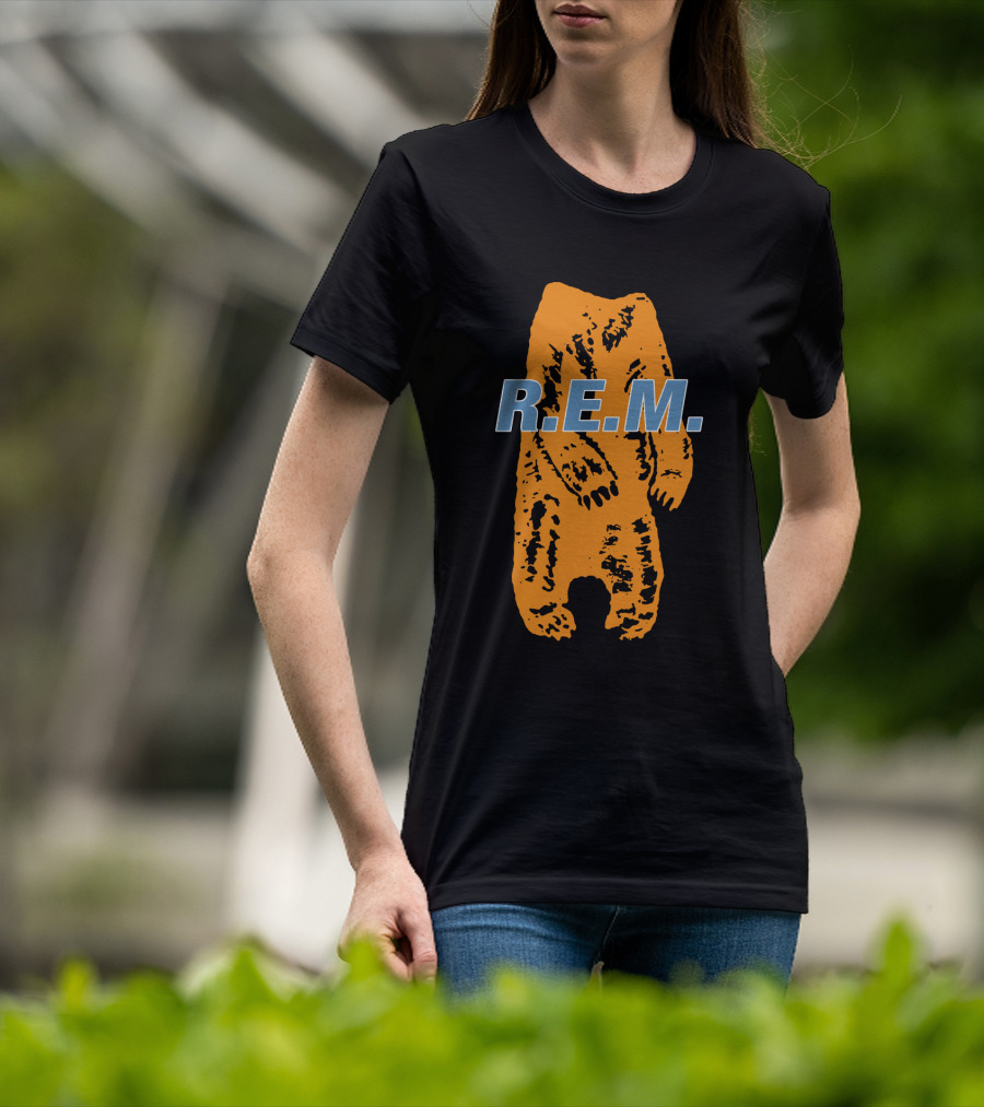 R.e.m. Bear Orange Print T-Shirt