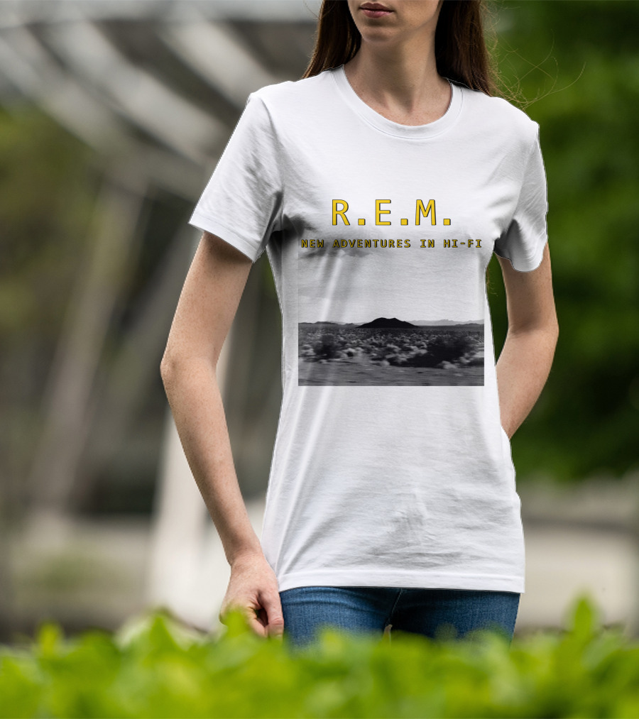 R.E.M. New Adventures In Hi-Fi Desert Landscape Photography T-Shirt