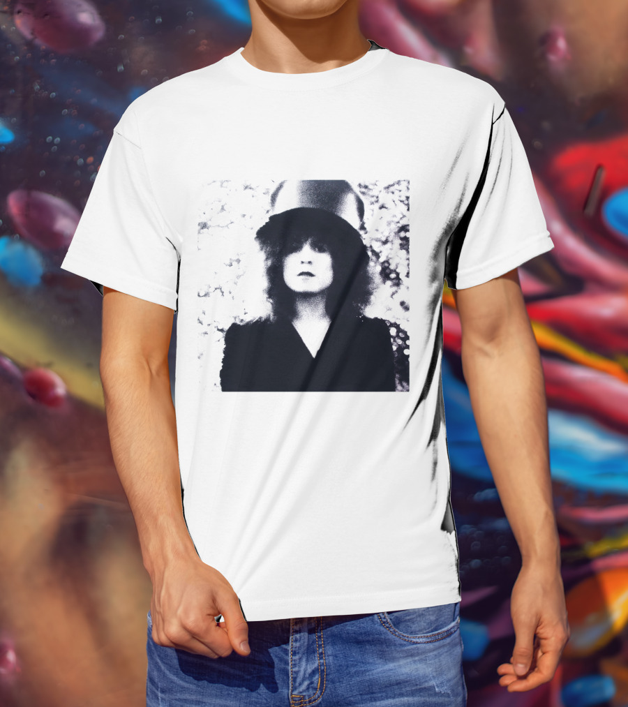 Marc Bolan Top Hat Monochrome Portrait Trx T-Shirt
