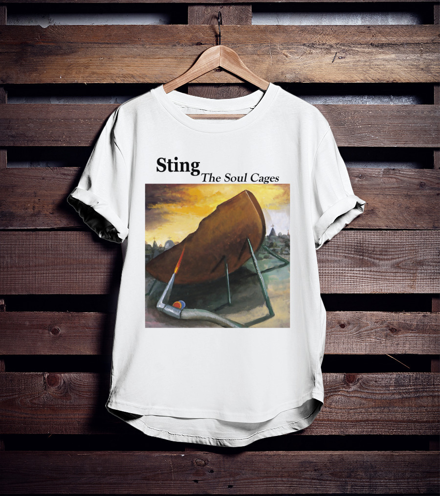 Sting The Soul Cages Album Cover Art T-Shirt