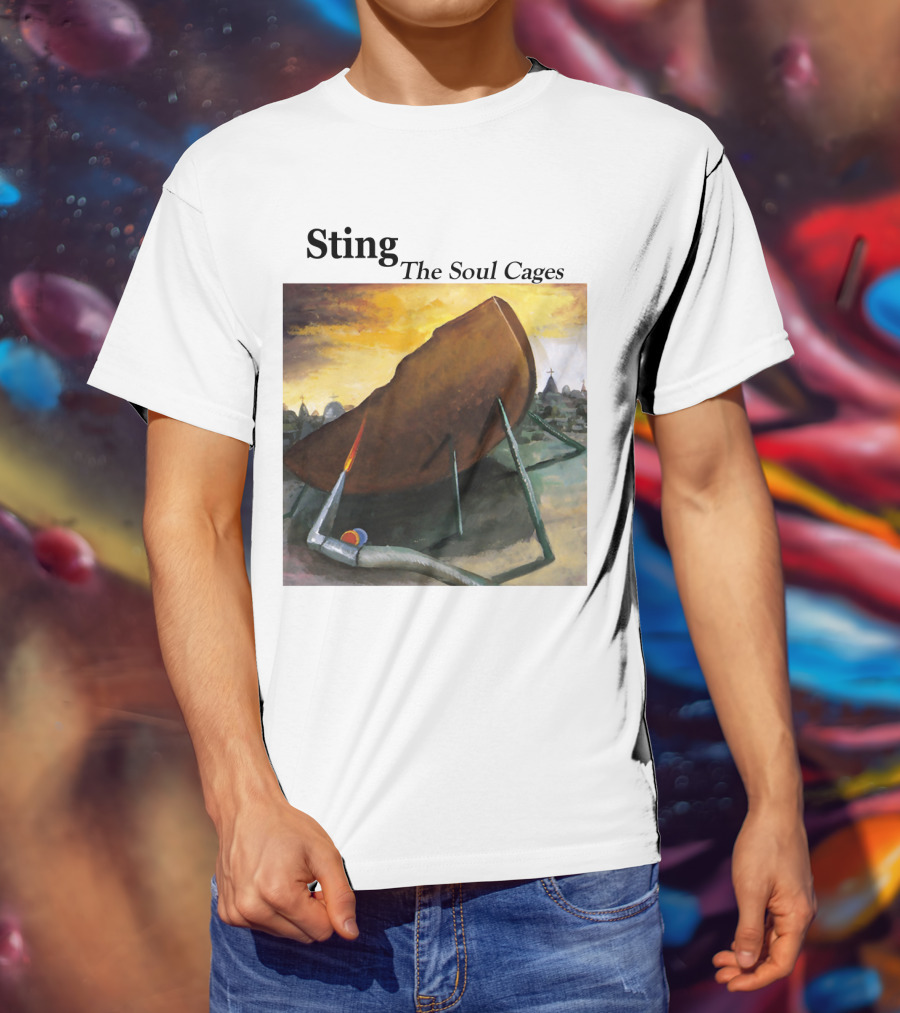 Sting The Soul Cages Album Cover Art T-Shirt