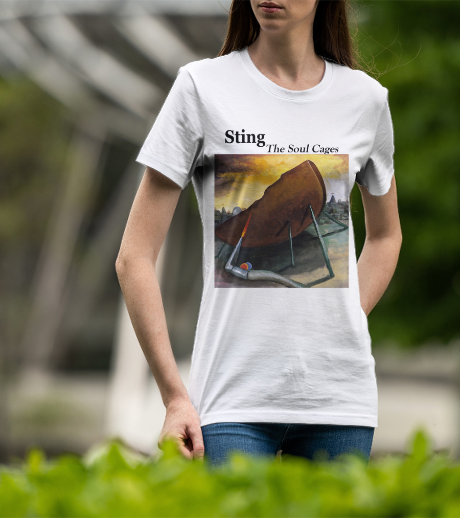 Sting The Soul Cages Album Cover Art T-Shirt