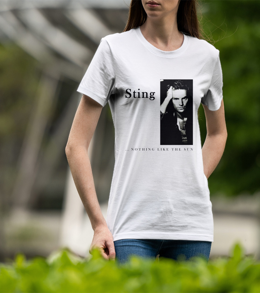 Sting ...Nothing Like The Sun Album Cover T-Shirt
