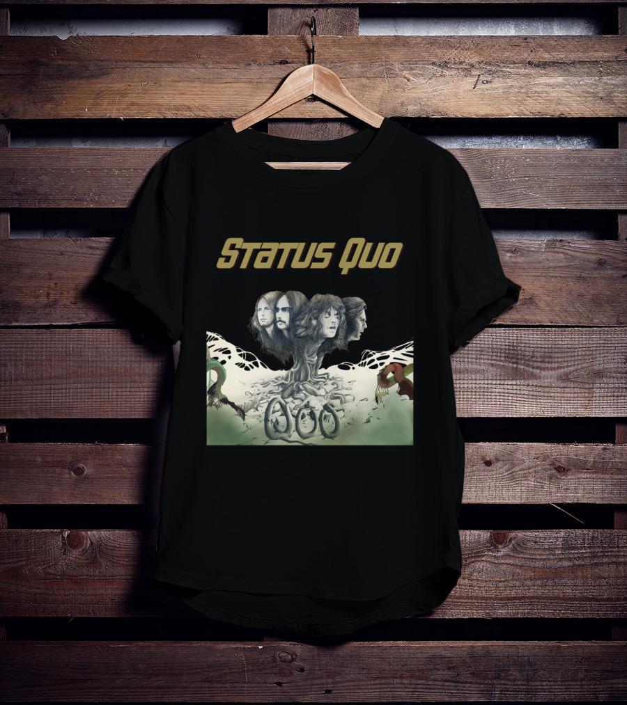 Status Quo Band Tree Faces T-Shirt