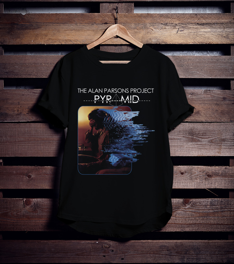 The Alan Parsons Project Pyramid Album Distorted Reflection T-Shirt