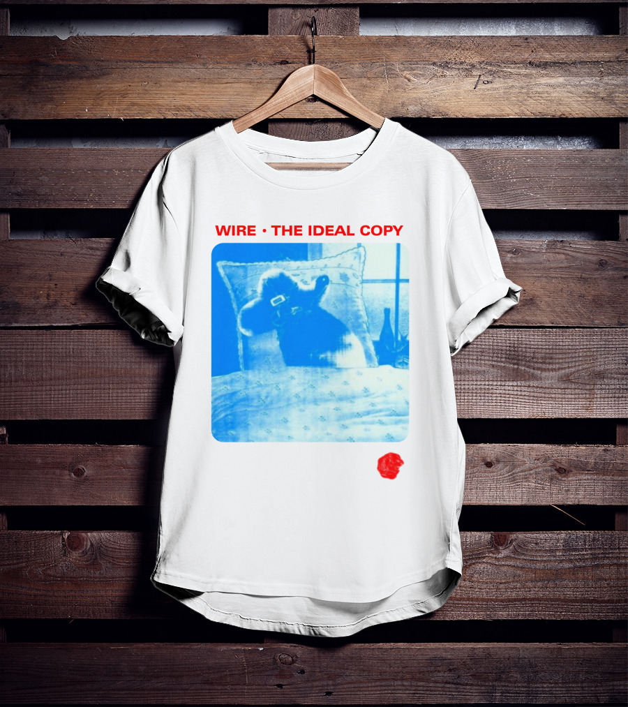 Wire The Ideal Copy Blue Dog On Pillow T-Shirt