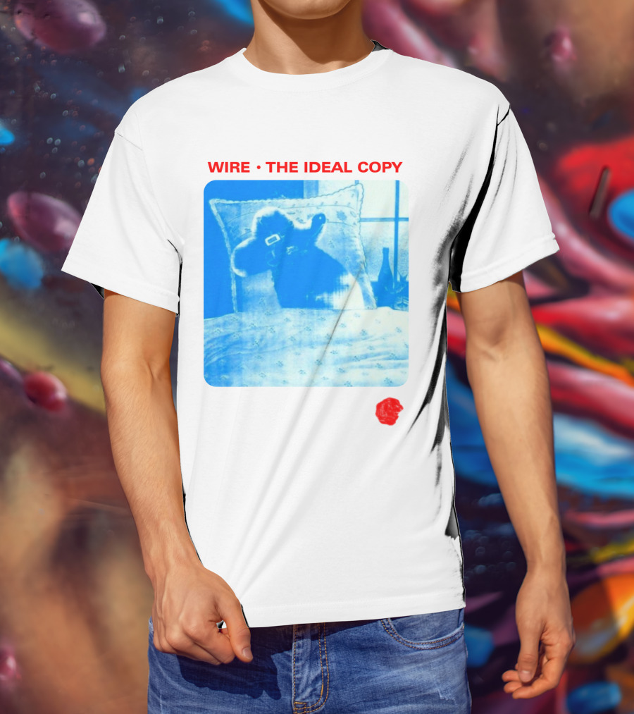 Wire The Ideal Copy Blue Dog On Pillow T-Shirt