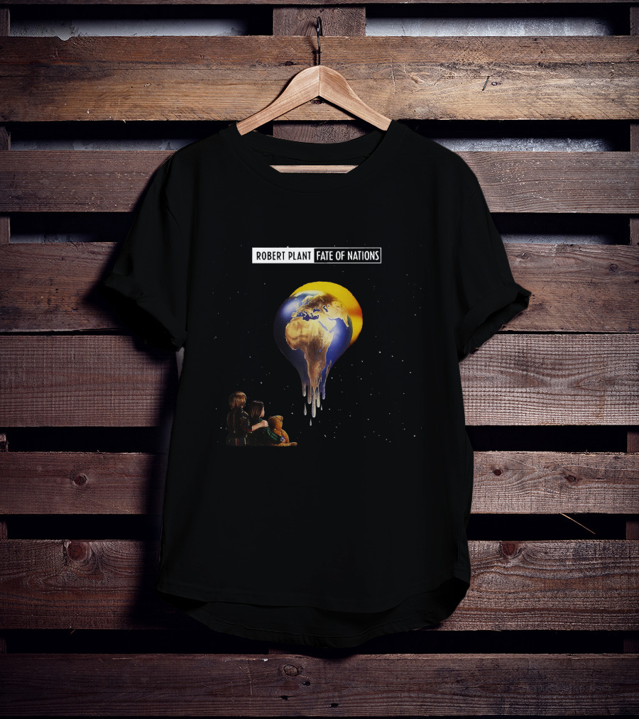 Robert Plant Fate Of Nations Melting Earth T-Shirt