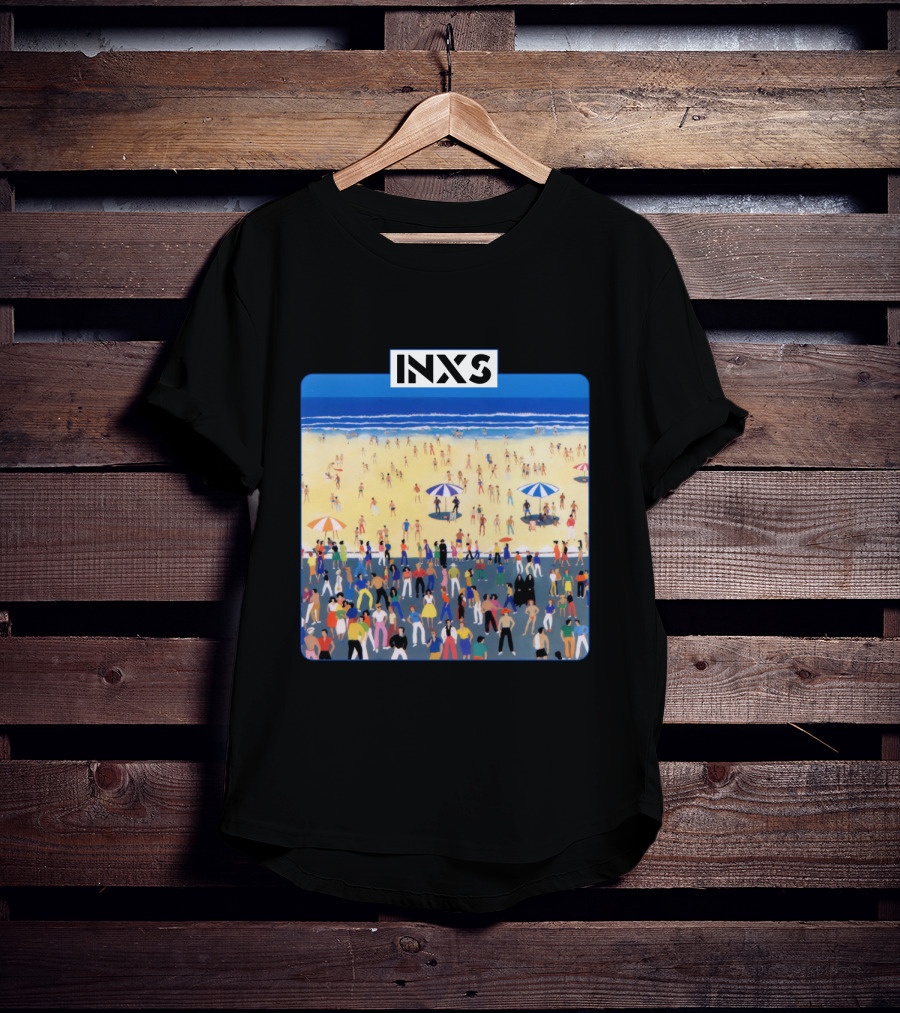 INXS Bondi Beach Crowd T-Shirt