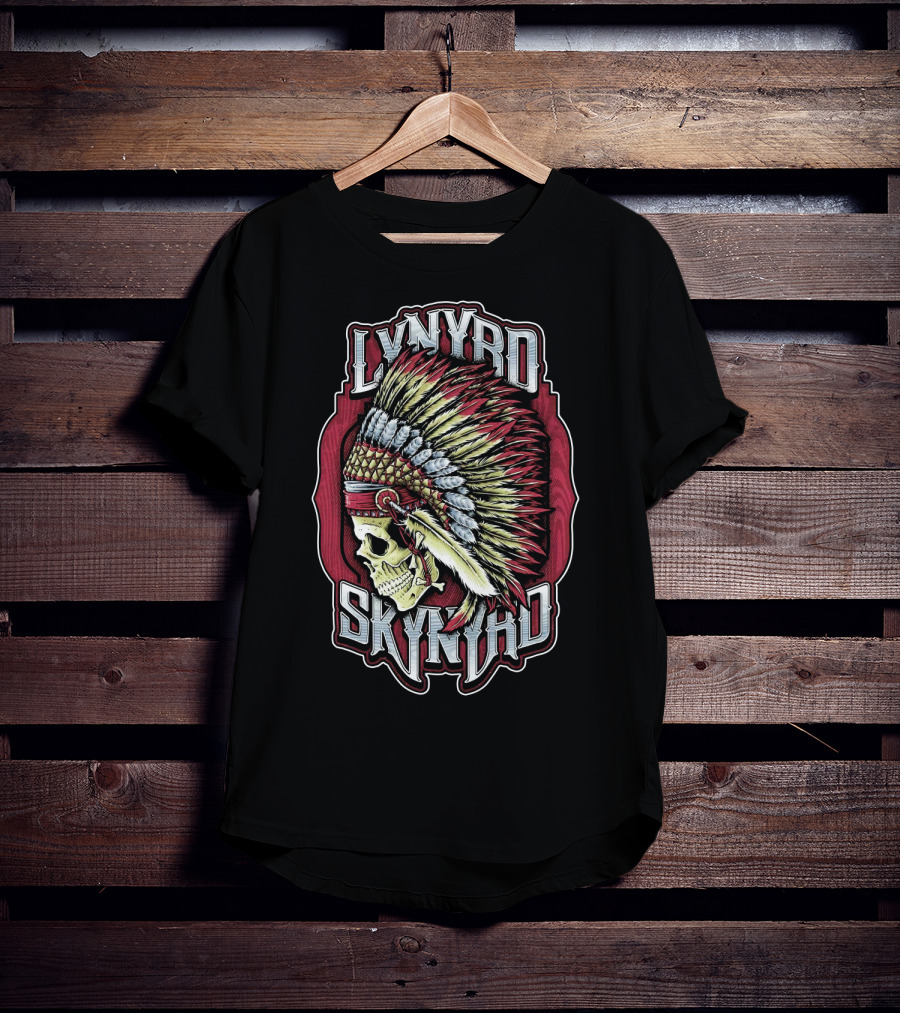 Lynyrd Skynyrd Indian Skull Headdress T-Shirt