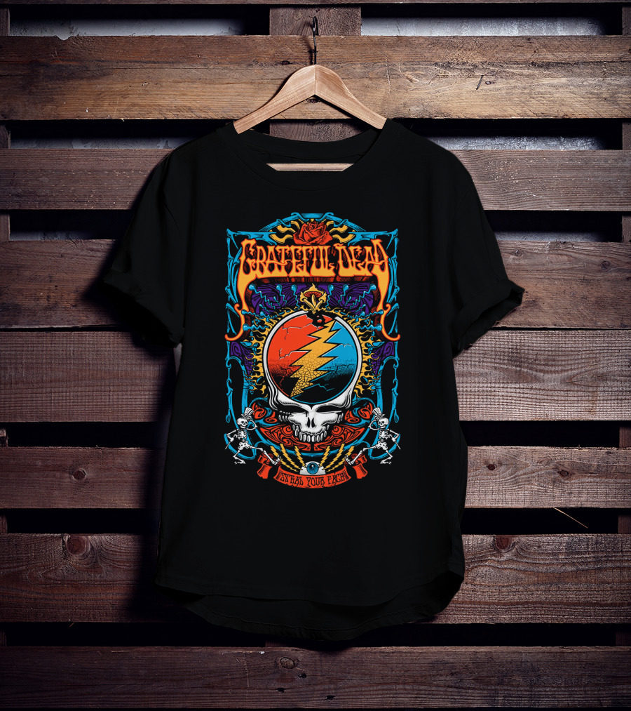 Grateful Dead Steal Your Face Skull Lightning T-Shirt
