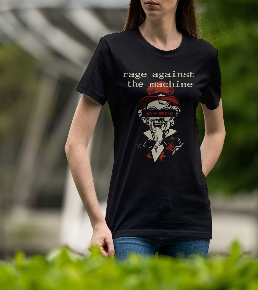 Rage Against The Machine Land Of The Free? Uncle Sam T-Shirt
