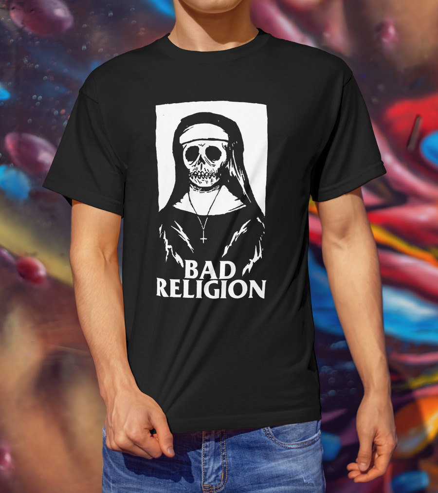 Bad Religion Skull Nun T-Shirt