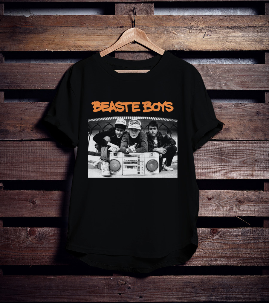 Beaste Boys With Hip-Hop Trio And Boombox T-Shirt