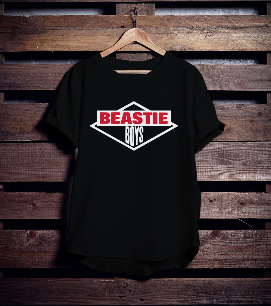 Beastie Boys Logo Diamond Shape Red White T-Shirt