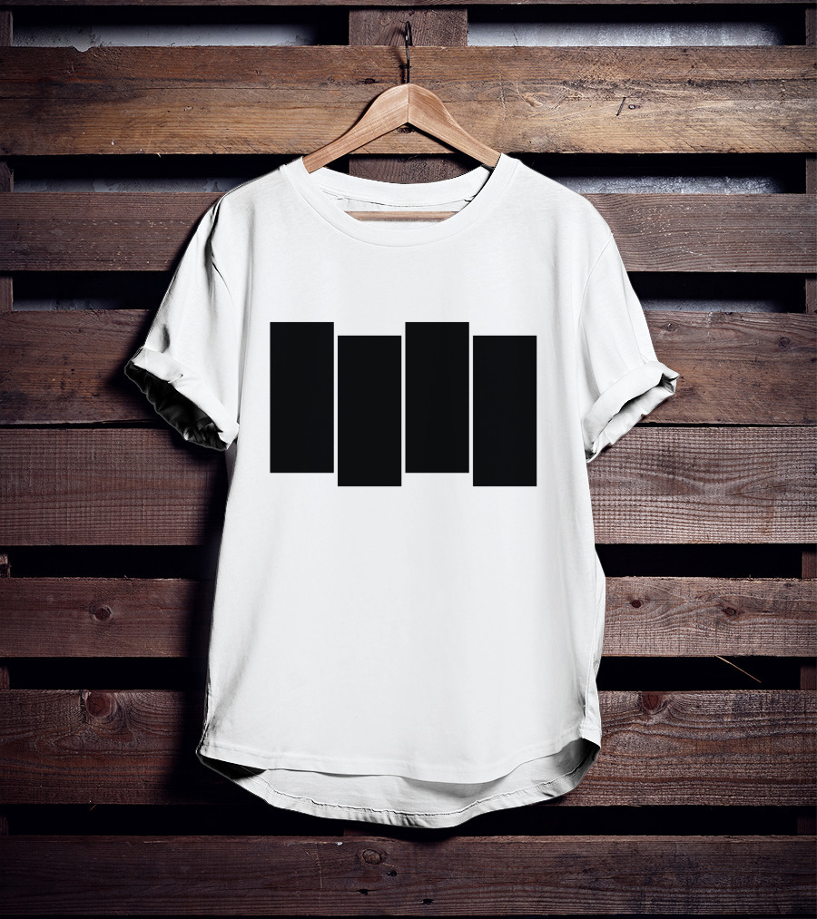 Four Bars Iconic Symbol T-Shirt