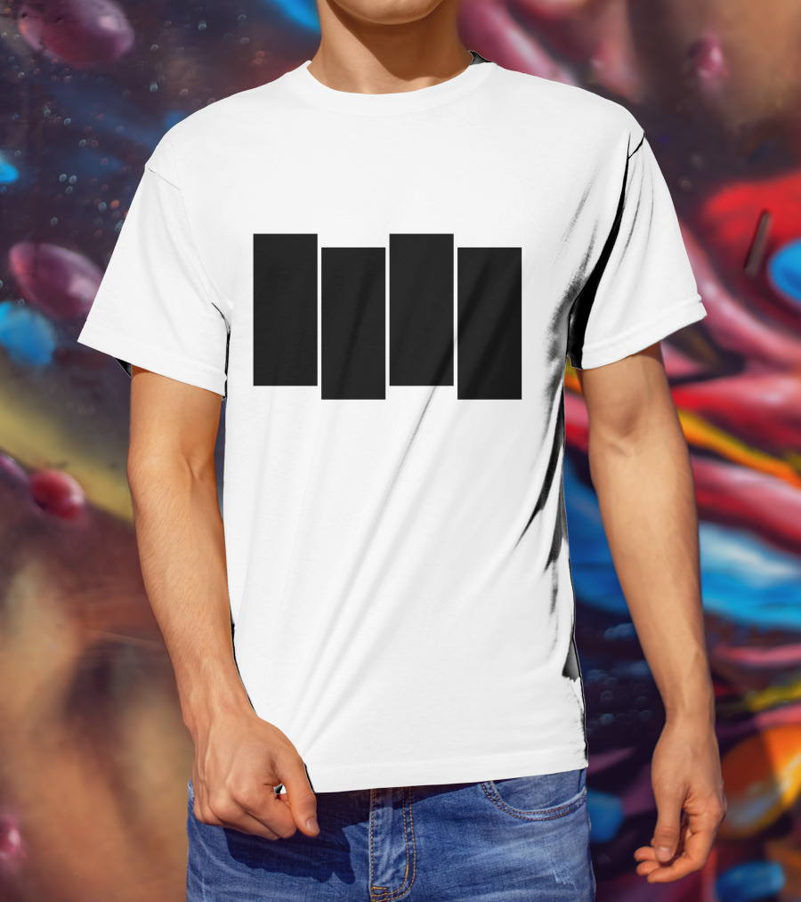 Four Bars Iconic Symbol T-Shirt