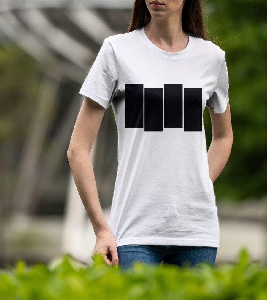 Four Bars Iconic Symbol T-Shirt