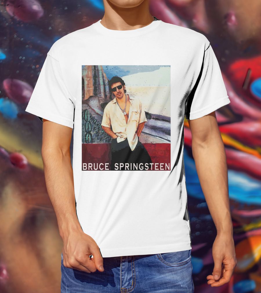 Bruce Springsteen Retro Sunglasses Style Music Legend T-Shirt