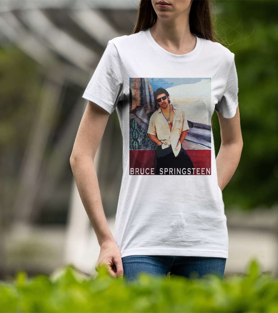 Bruce Springsteen Retro Sunglasses Style Music Legend T-Shirt