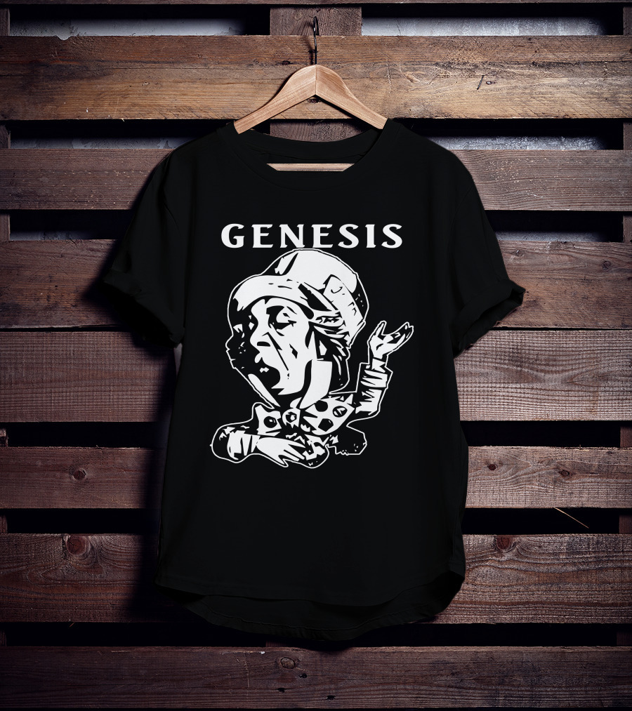 Genesis Trespass Style Face Art T-Shirt