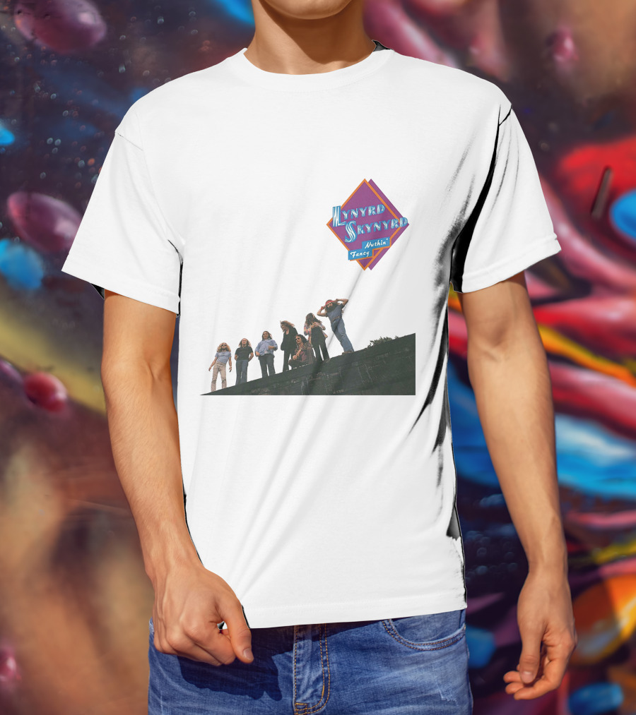 Lynyrd Skynyrd Nuthin' Fancy Band Members On Rooftop T-Shirt