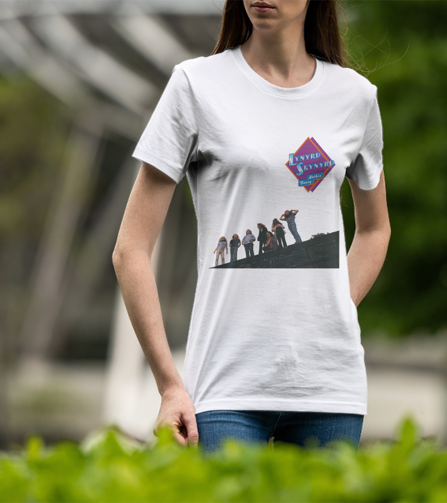 Lynyrd Skynyrd Nuthin' Fancy Band Members On Rooftop T-Shirt