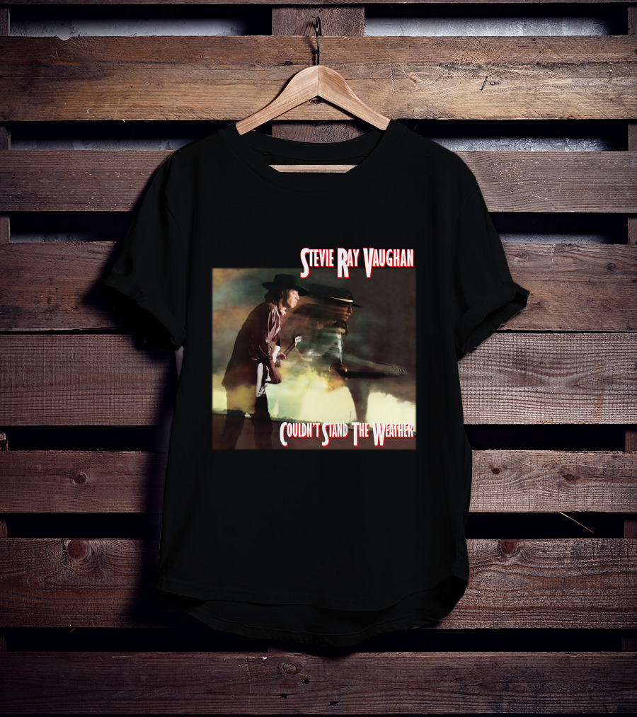 Stevie Ray Vaughan Couldn't Stand The Weather Album Art T-Shirt