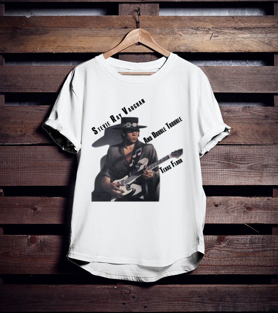 Stevie Ray Vaughan And Double Trouble Texas Flood T-Shirt