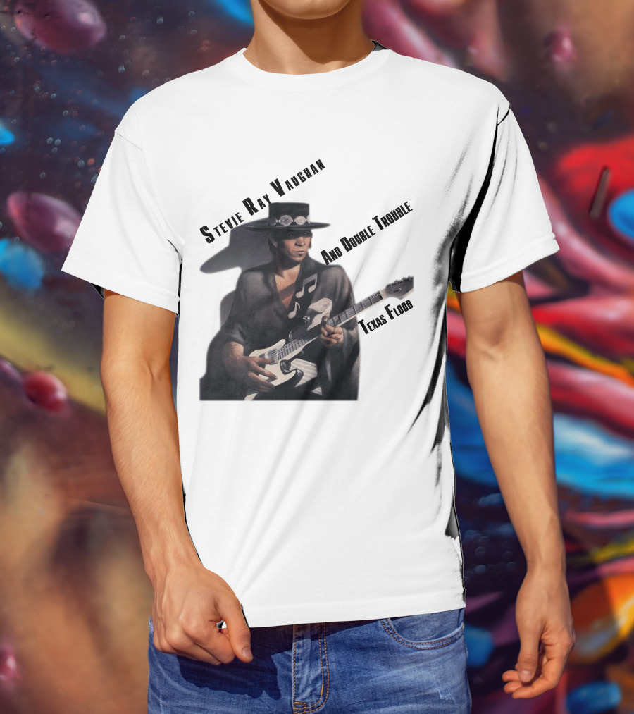 Stevie Ray Vaughan And Double Trouble Texas Flood T-Shirt